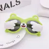 Gafas de sol infantiles de dibujos animados con tapa abatible, polarizadas, anti-ultravioleta, gafas de sol de moda para niños y niñas, gafas de silicona