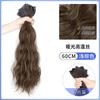 Peruca Feminina de Cabelo Longo Peça Única Volume Adicional Cabelo Fofo Adesivo Três Peças Ondulado à Água Cabelo Cacheado Peruca de Simulação