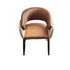 Nueva Silla de Comedor Estilo Italiano Lujo Ligero 2026 para Hogar, Hotel de Alta Gama, Restaurante Comercial, Silla de Cuero con Respaldo, Silla de Mesa de Comedor