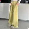 Pantalones Anchos de Cintura Alta para Niñas 2026 Nuevo Primavera/Verano Blancos Sueltos Ropa de Oficina Pantalones Casuales Diarios Jeans