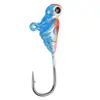 Anzol de Cabeça Chumbada em Forma de Abelha de 6 Cores Transfronteiriço Anzol de Pesca 1,75g Micro Colorido Anzol de Pesca no Gelo Isca de Peixe Macio Isca Anzol de Pesca