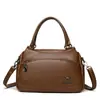 2026 Bolsa de Ombro Única Casual para o Dia a Dia com Textura de Couro Macio Estilo Novo Transfronteiriço Bolsa Feminina Bolsa Transversal Simples de Temperamento