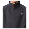 2025 Novos Tops Casuais Finos Masculinos com Meio Zíper para Primavera e Outono Camisas Polo de Outono Moletons Forrados com Lã para Homens