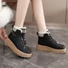 Zy12266 Sapatos Grandes de Algodão do Nordeste para Mulheres, Botas de Algodão Espessadas com Forro de Lã para o Inverno, Novo Modelo 2025, Sapatos de Cano Alto Quentes e Antiderrapantes para Mulheres