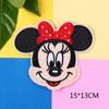 Patche bordado de Rato Mickey Mouse, patch de tecido, emblema, DIY para roupas infantis, calças, casaco, patch decorativo
