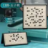 Piezas Magnéticas de Gomoku Go Set Magnético para Principiantes Infantiles para Estudiantes de Primaria con Tablero Magnético Estándar Versión para Adultos Tipo de Succión Magnética