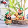 Caja Ciega de Dibujos Animados Guochao Guan Gong Adornos Hechos a Mano Wen Chuang Guan Yu Shengdi Jun Adornos Pequeños de Escritorio para el Hogar para Niños Regalos