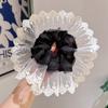 Scrunchie de Encaje Blanco Suave Flor para el Cabello Extra Grande Estilo Coreano para Mujer Goma para el Cabello de Alta Gama Accesorios para el Cabello Venta al por Mayor
