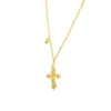 Nueva Cadena para Clavícula de Estilo Chino Vietnamita Chapada en Oro, Collar Serpiente de Lujo Ligero con Forma de Cetro para Mujer, Joyería Versátil y Duradera