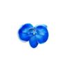 Pinza para el pelo de una sola cabeza con simulación de Phalaenopsis 3D, estilo europeo, con forma de mariposa y flor, accesorios para el pelo, tocado DIY, pinza de pico de pato, pinza lateral
