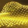 Luz LED para red de pesca Decoración Cielo Estrellado Luz de color navideño Decoración de césped Cadena de luces impermeable Decoración cuadrada para exteriores Cadena de luces