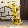 Artesanato em latão Zhongkui, decorações para casa, artesanato em metal, estátua de Buda de cobre, decoração geral para casa