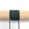 Em estoque corda de poliéster 2mm com núcleo torcido, corda de guarda-chuva mesclada, puxador de bolsa, tecelagem manual, corda para pendurar DIY, decoração de cauda de puxar à prova de vento, pingente de gota