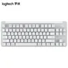 Teclado Mecânico Sem Fio Logitech K855 Eixo Vermelho Bluetooth para Jogos e Escritório com 84 Teclas Adequado para Uso