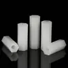 Coluna de Nylon Cabeça Chata Sextavada Haste de Parafuso de Dupla Passagem Coluna Isolante Coluna de Suporte de Plástico Branco e Preto Coluna Espaçadora M2.5M3M4M5