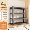 Estante de Acero Multicapa Estante de Almacenamiento Doméstico Estante de Almacenamiento para Balcón Estante de Hierro de Almacenamiento Engrosado Altura Ajustable