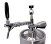 Acero Inoxidable Exterior Barril de Cerveza de Barril Fabricante de Cerveza Cerveza Artesanal Simple Manual Fabricante de Cerveza Placa Tipo Pozo Bomba de Cerveza