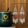 Novos Brincos de 2026 da Daisy com Textura de Alto Padrão, Costura, Camadas Múltiplas, Cruzados, Diamante, Estilo Étnico, Folha, Atacado