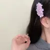 Flores Tricotadas Doces e Frescas Prendedor de Franja Lateral Presilha Cabelo Quebrado Ins Nicho Design de Alta Qualidade Acessórios de Cabelo