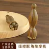 Popular Palo Pequeño para Masaje de Ojos en Forma de Loto, Masajeador Facial de Bolas de Cobre Puro, Palo para Estirar Tendones, Masaje de Puntos de Acupuntura, Especialmente Diseñado para Mujeres