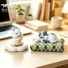 Micro-paisaje creativo caricatura lindos gatitos figuras DIY accesorios de decoración mini adornos para escritorio de oficina