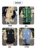 Chaqueta de uniforme de béisbol para hombre, otoño 2023, nueva marca de moda, cuello alto, suelta, informal, deportiva, bordada, chaqueta superior
