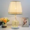 Lámpara de Mesita de Noche para Dormitorio Lámpara Estilo Europeo Lámpara Estilo Americano Lujo Cálido Simple Moderno de Moda Luz de Cristal Lujo Lámpara de Escritorio de Lujo