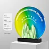 Novo Troféu Criativo de Cerâmica e Cristal para 2026 para Funcionários de Destaque, Prêmio de Alto Padrão para Reunião Anual, Feito Sob Medida