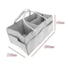 Bolsa de fieltro multifuncional para pañales de mamá para salidas, bolsa de almacenamiento cuadrada para pañales de bebé