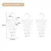 Estante de almacenamiento para perchas gancho de doble cara en forma de V organizador para el hogar perchero para ropa y sombreros de dormitorio almacenamiento