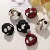 Estilo Coreano Suave y Elegante Tela Lunares Perla Rosa DIY Pinza para el Cabello Goma para el Cabello Accesorio para el Cabello Broche Flor para Zapatos y Sombreros Adornos