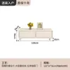 Estilo Cream Wabi-Sabi Branco Gabinete de TV Simples Moderno Mesa de Centro Combinação Sala de Estar Casa Apartamento Pequeno Luxo Leve Minimalista De Chão