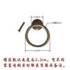 Tirador de cajón de gabinete de medicina china con manija de latón, manija de cobre, manija china retro, manija de puerta de gabinete de cajón antiguo