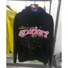 LAZAD AliExpress Amazon Suministro Toma Real Spder555 Pesado 420G Sudadera con Forro de Felpa Marca de Moda Sp5de