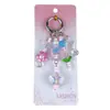 Sino de Vento Flor Cartoon Cordão de Celular Pingente Curto Pequeno Pingente com Contas Chaveiro Pequeno Presente Venda por Atacado