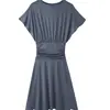 Roupas femininas transfronteiriças europeias e americanas, vestidos de festa transfronteiriços europeus e americanos com caimento, populares no AliExpress, vestidos multicoloridos, verde sexy