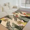 2026 Nueva Alfombra de Mesa de Café de Terciopelo de Cristal Alfombra Moderna para Sala de Estar Líneas Simples de Lujo Ligero Alfombra Nórdica para Dormitorio