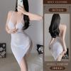 Yiyue lencería sexy pijamas de deseo puro tirantes calientes perspectiva dividida tentación camisón uniforme de quita y pon gratis 8679