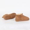 Botas de Neve Integradas de Pele de Ovelha da Moda para Outono e Inverno para Mulheres, Botas Curtas Mini Quentes e Antiderrapantes com Lã Espessa, Sapatos de Casal para Exterior