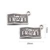 1.35 gramos de moneda colgante de plata del Tíbet cien dólares pulsera hecha a mano joyería pulsera collar colgante de plata