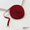 Cinta de Terciopelo Navideña Transfronteriza, Gruesa y Sin Pelusa, Cinta de Moño para Decoración de Árbol de Navidad DIY, Cinta para Envolver Regalos
