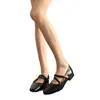 Zapatos Mary Jane retro de punta cuadrada, nueva colección otoño 2026, zapatos planos versátiles de punta baja, zapatos elegantes retro para mujer estilo francés