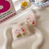 Animal Castor de Comida Cara Sanrio Pulsera Impermeable y a Prueba de Humedad Felpa Absorbente Pulsera de Animales de Dibujos Animados