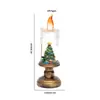 Decoraciones Navideñas Nuevas Transfronterizas, Luces de Velas, Luces de Copos de Nieve, Luces de Bola de Cristal Navideña, Regalos Creativos de Navidad