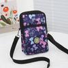 Bolso para teléfono móvil de tela de nailon transfronterizo al por mayor estampado mini moda coreana monedero al por mayor bolsa de brazo bolsa deportiva