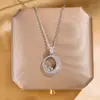 Collar de Zirconia Exquisita Microincrustada Versátil de Lujo Ligero Europeo y Americano para Mujer Cadena de Clavícula Simple de Moda para Celebridades de Internet Accesorios