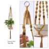 Cross-border Amazon Flower Pot Net Pocket Planta Flower Pot Cesta Suspensa Decoração Tecido Suspenso Floreira Bolso Net
