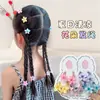 Diademas Florales Transparente y Frescas de Verano para Niñas, Set de Gomas para el Cabello de Estrella de Cinco Puntas y Corazón Transparentes como el Hielo, Paquete de Diez Gomas para el Cabello