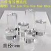 Suporte de Exibição Transparente de Acrílico Base Redonda para Joias Bola de Cristal Artificial Base de Armazenamento de Bola de Pérola