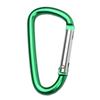 No. Mosquetón de Liberación Rápida de Aleación de Aluminio en Forma de D para Exteriores para Montañismo, Fijación de Equipaje, Accesorios de Viaje, Diseño Ligero